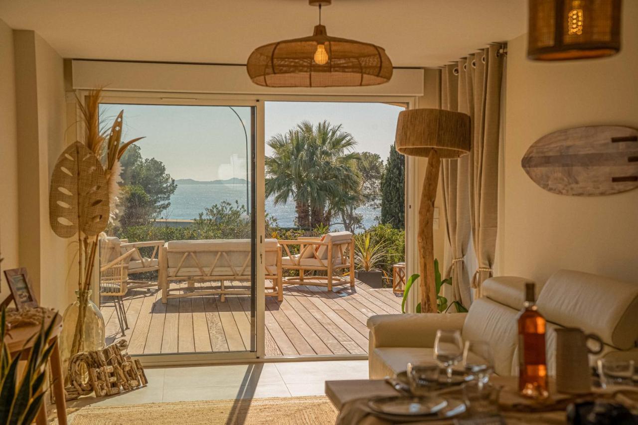 Logement Vue Mer Splendide - Situe A 50 Metres Du Bord De Mer Et 2 Minutes Des Plages - Bandolina Ngoại thất bức ảnh