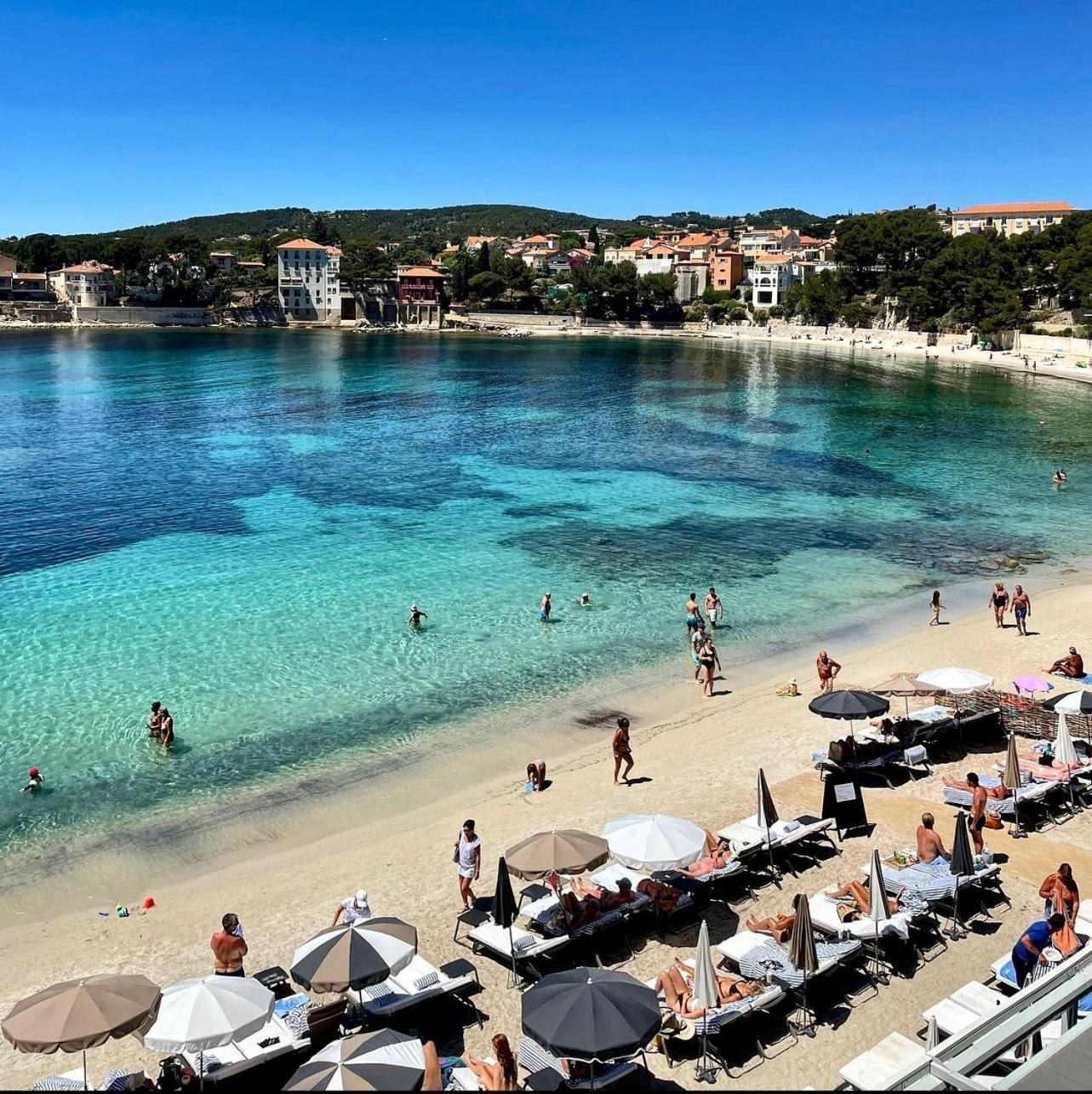 Logement Vue Mer Splendide - Situe A 50 Metres Du Bord De Mer Et 2 Minutes Des Plages - Bandolina Ngoại thất bức ảnh