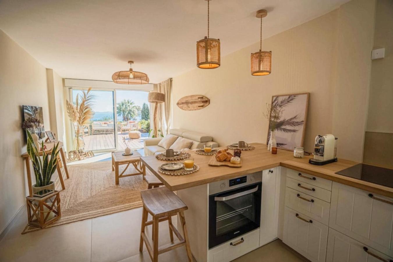 Logement Vue Mer Splendide - Situe A 50 Metres Du Bord De Mer Et 2 Minutes Des Plages - Bandolina Ngoại thất bức ảnh