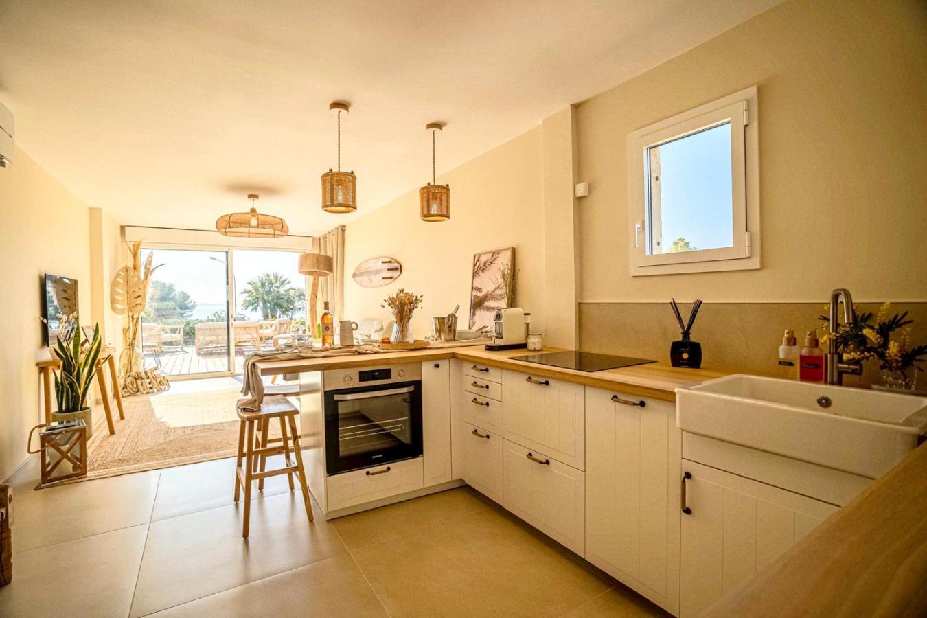 Logement Vue Mer Splendide - Situe A 50 Metres Du Bord De Mer Et 2 Minutes Des Plages - Bandolina Ngoại thất bức ảnh